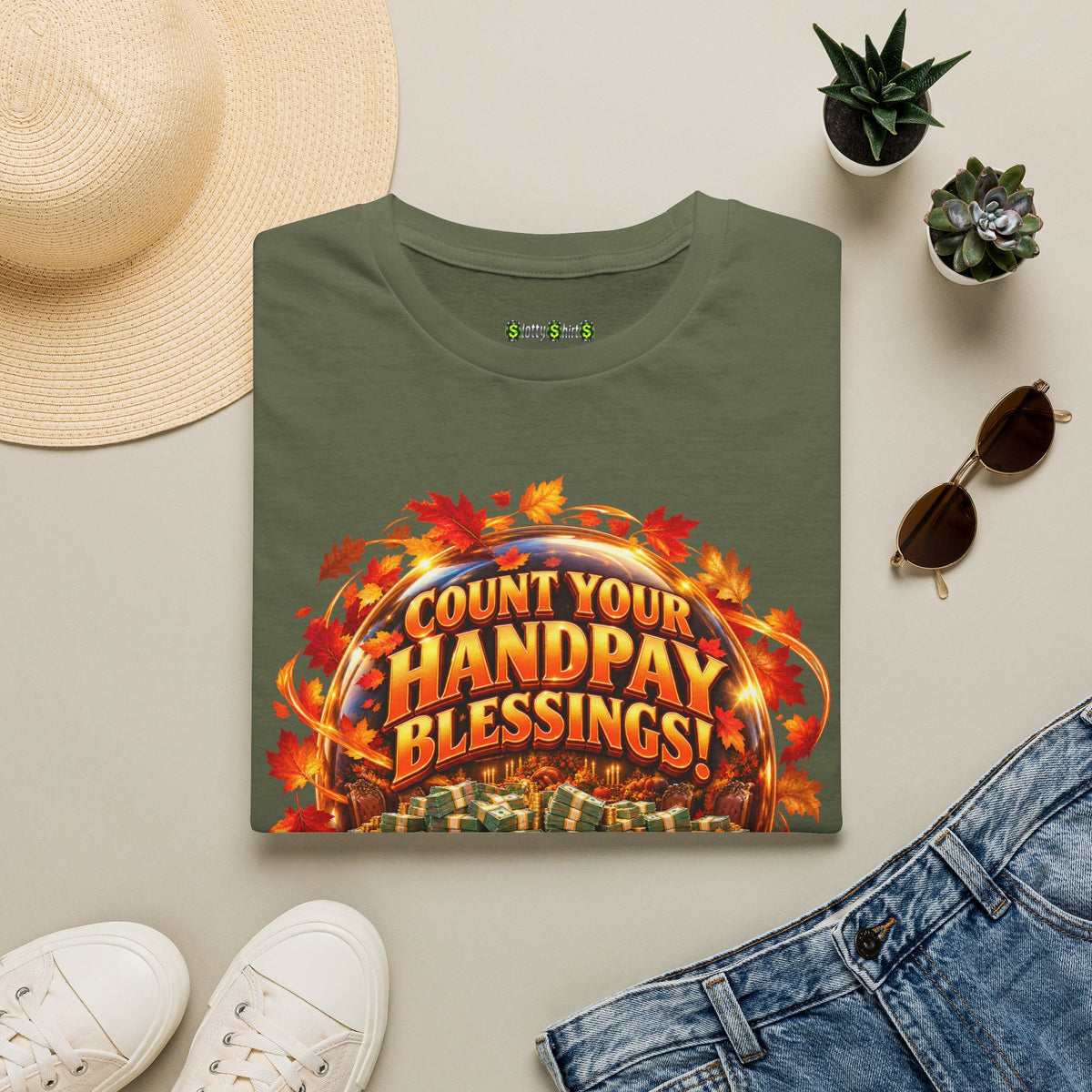 COUNT YOUR HANDPAY BLESSINGS!  T-Shirt