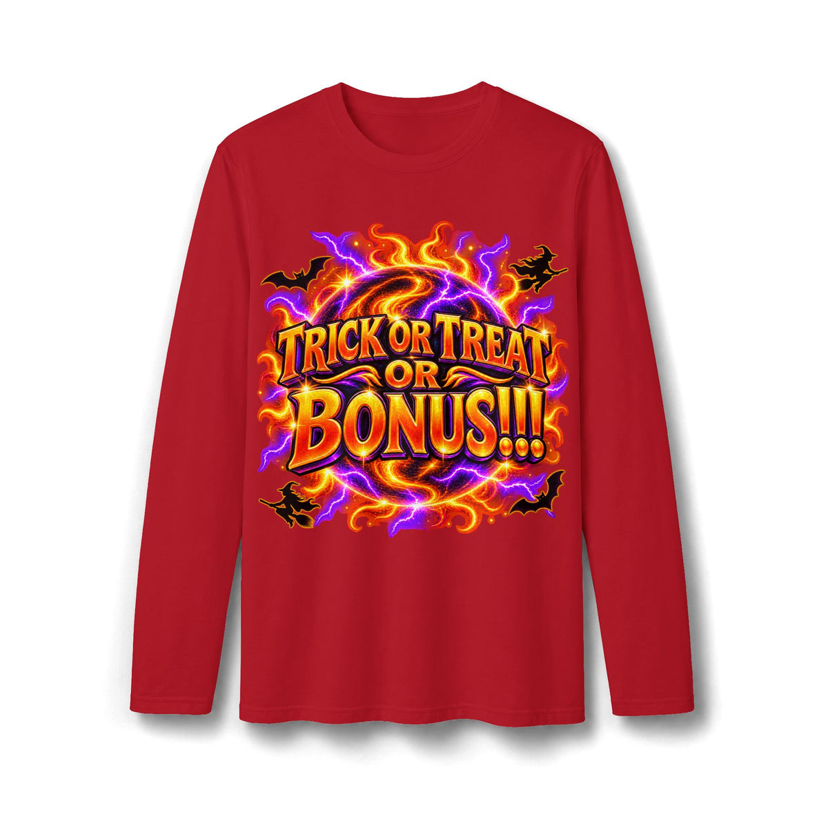 TRICK or TREAT or BONUS!!! Halloween Long Sleeve T-Shirt