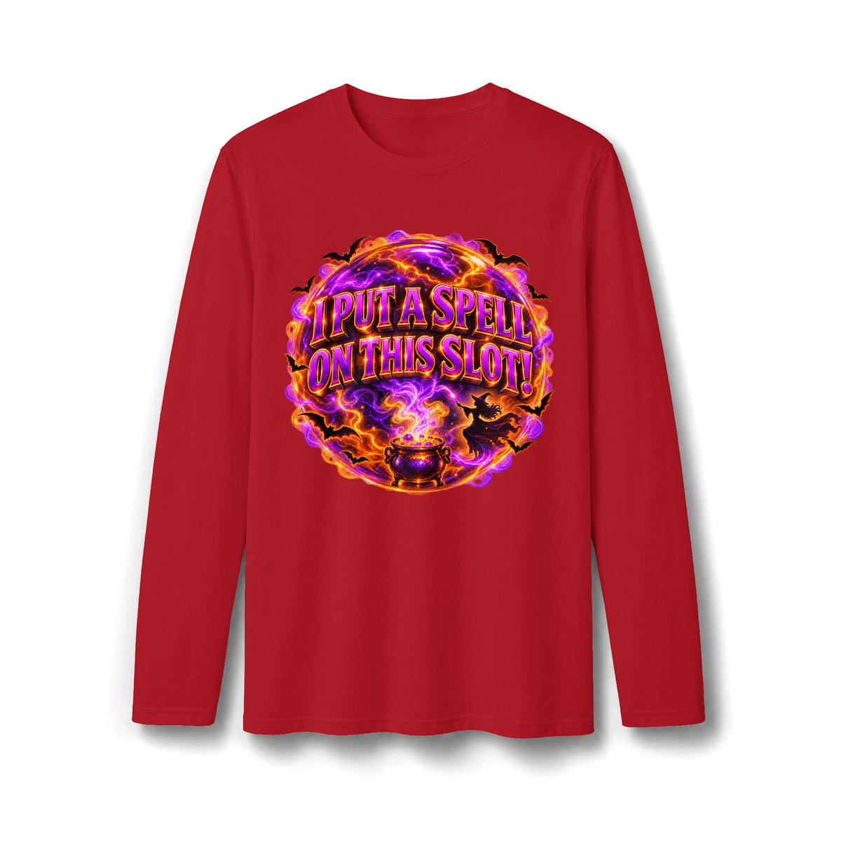 I PUT A SPELL ON THIS SLOT! Halloween Long Sleeve T-Shirt
