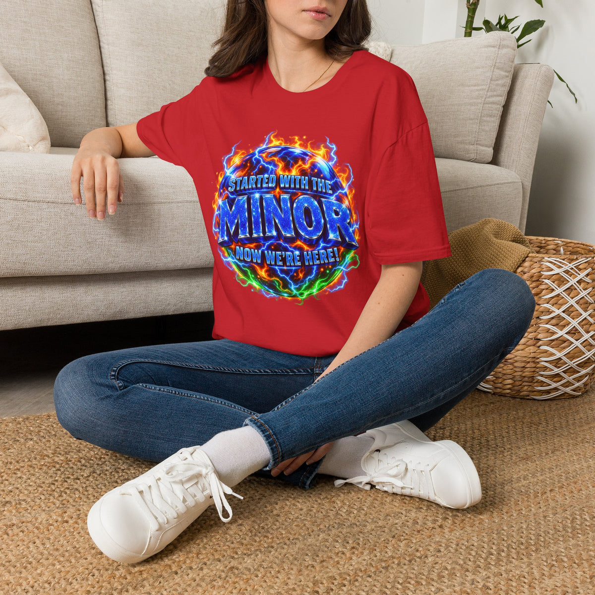STARTED WITH THE MINOR NOW WE'RE HERE! - T-Shirt