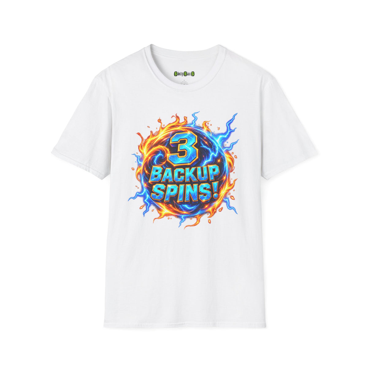 3 BACKUP SPINS! -  T-Shirt