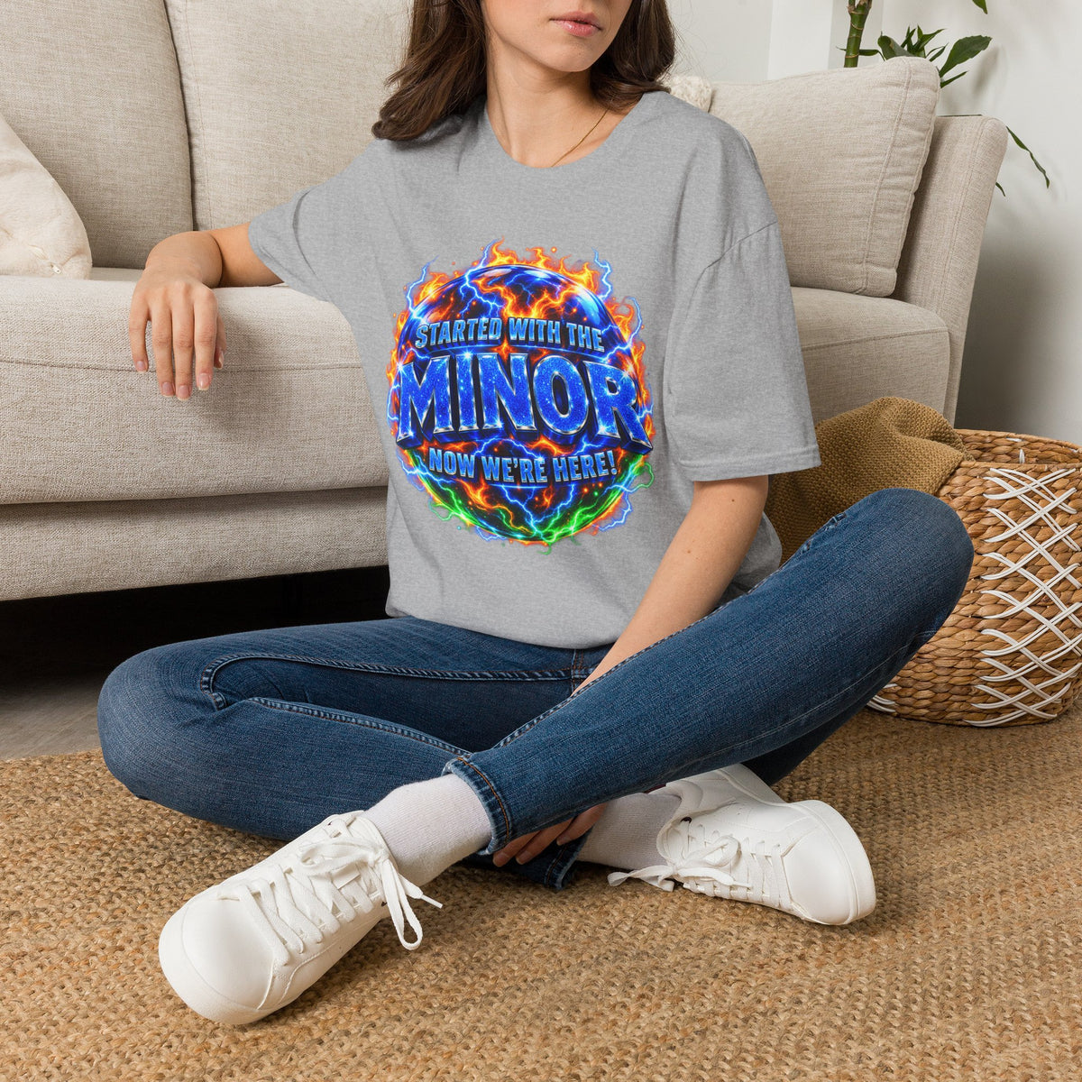 STARTED WITH THE MINOR NOW WE'RE HERE! - T-Shirt
