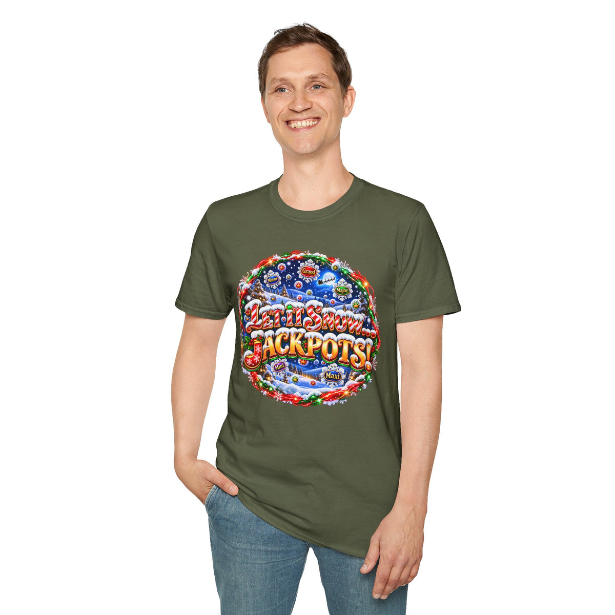 LET IT SNOW...JACKPOTS!   T-Shirt