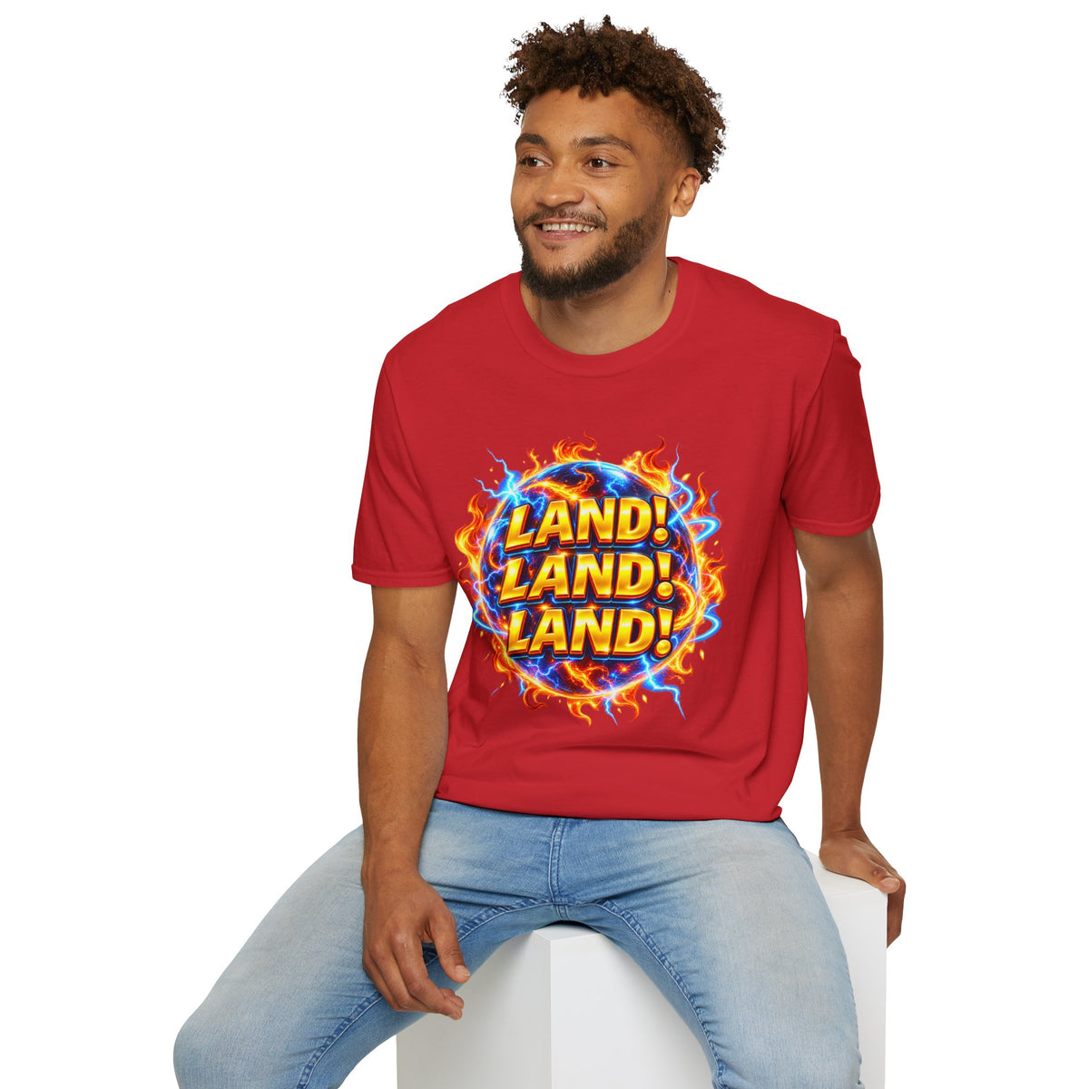 LAND! LAND! LAND! -  T-Shirt