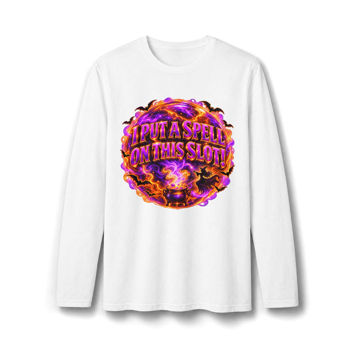 I PUT A SPELL ON THIS SLOT! Halloween Long Sleeve T-Shirt