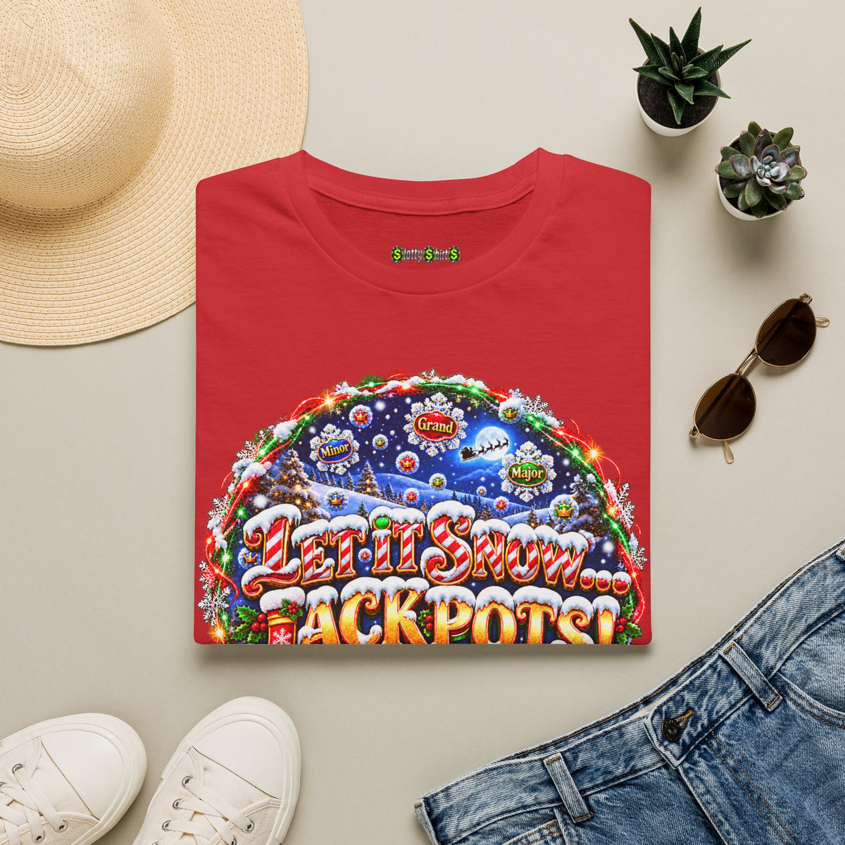 LET IT SNOW...JACKPOTS!   T-Shirt
