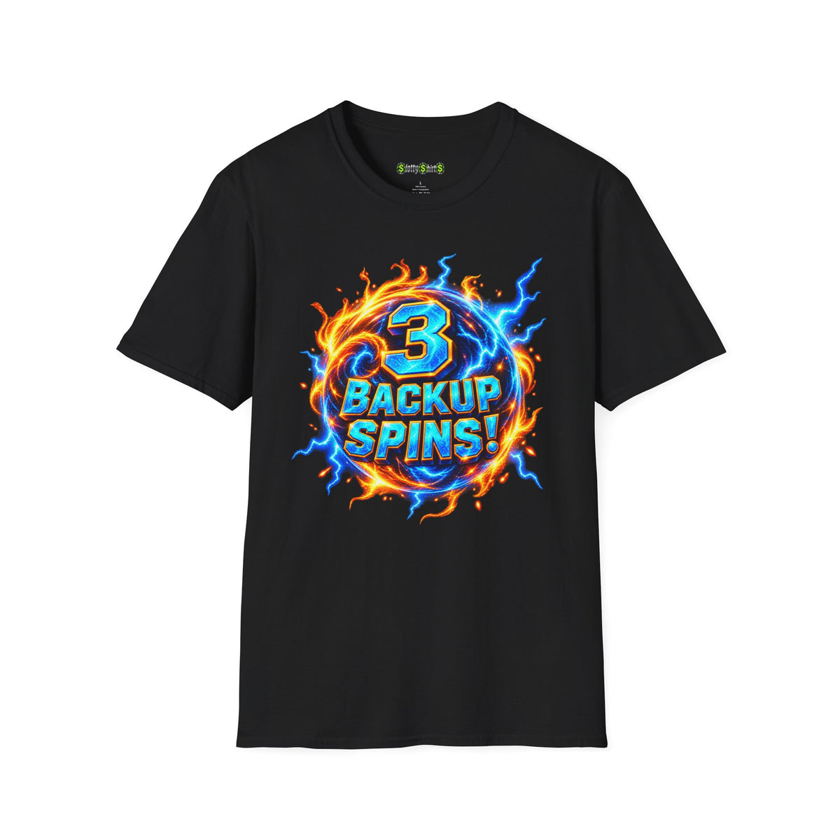 3 BACKUP SPINS! -  T-Shirt