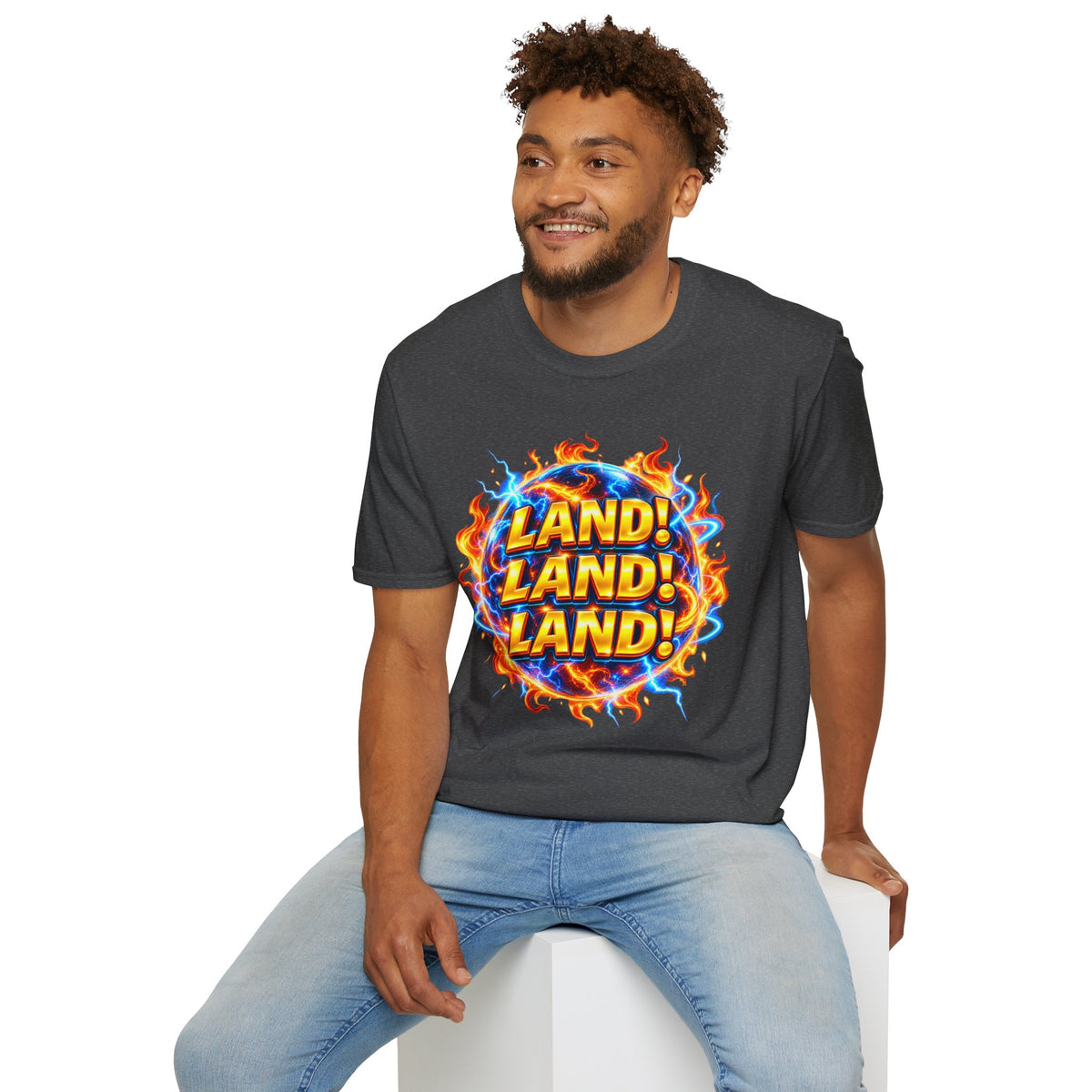 LAND! LAND! LAND! -  T-Shirt