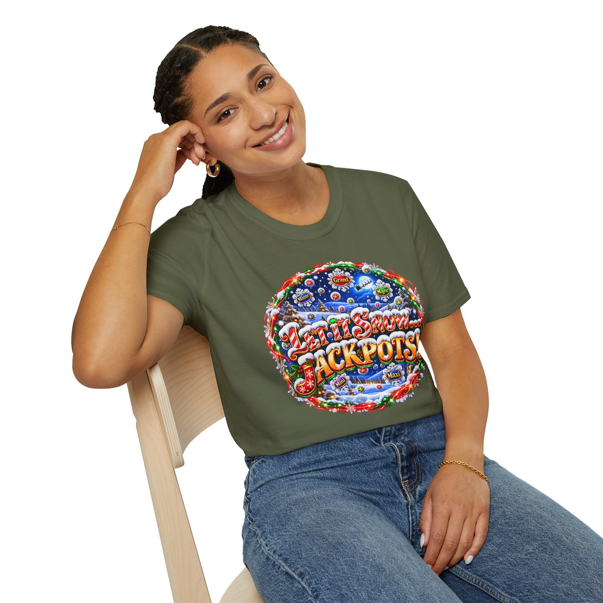 LET IT SNOW...JACKPOTS!   T-Shirt