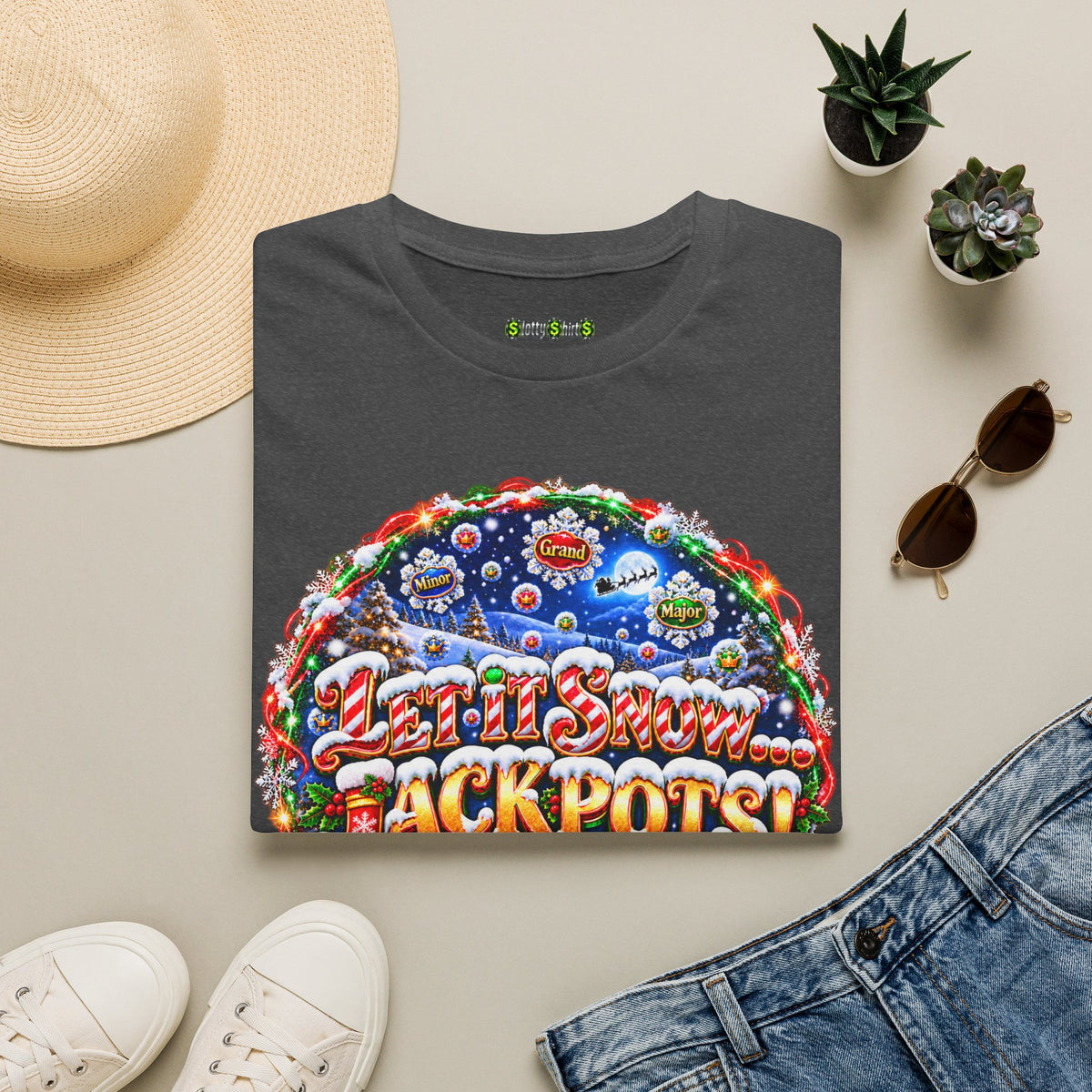 LET IT SNOW...JACKPOTS!   T-Shirt