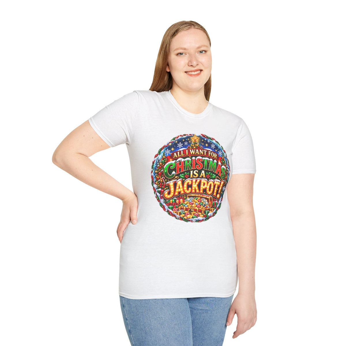 ALL I WANT FOR CHRISTMAS IS A JACKPOT!  T-Shirt