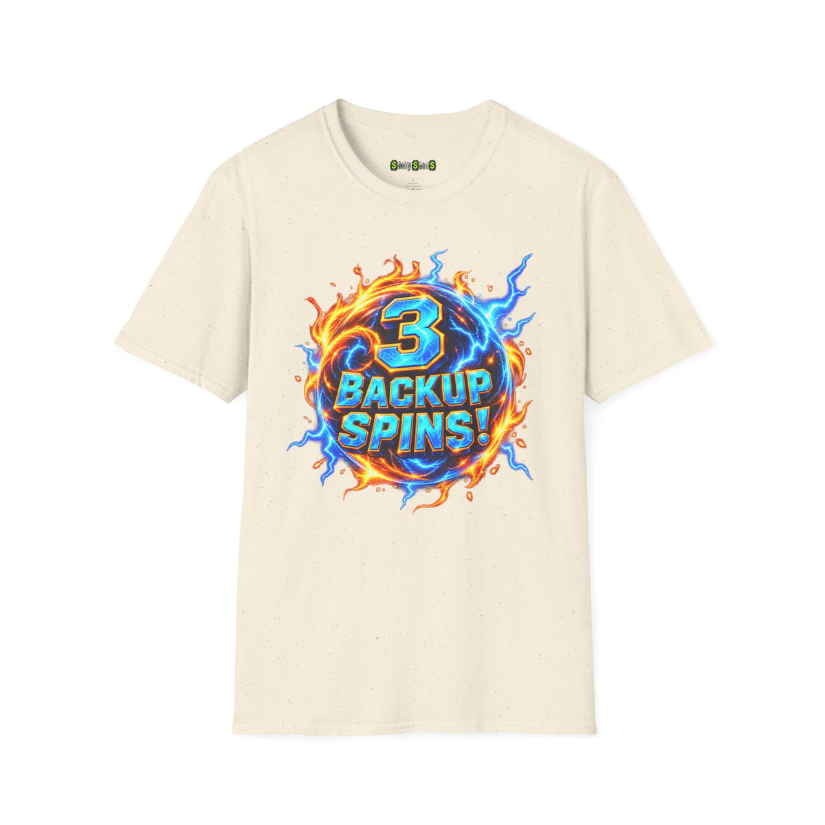 3 BACKUP SPINS! -  T-Shirt