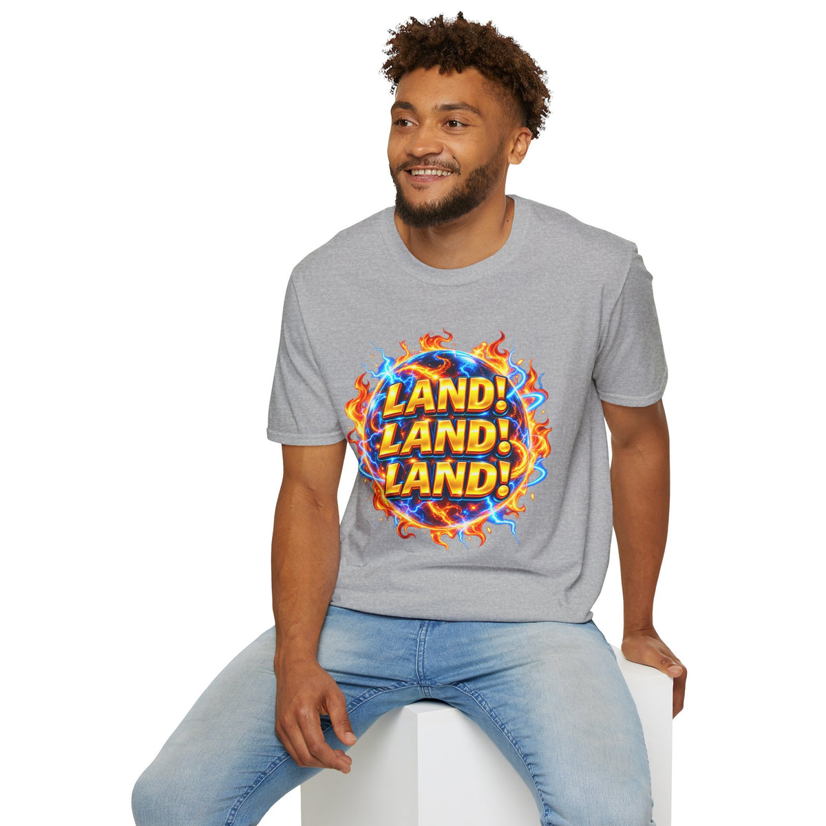 LAND! LAND! LAND! -  T-Shirt