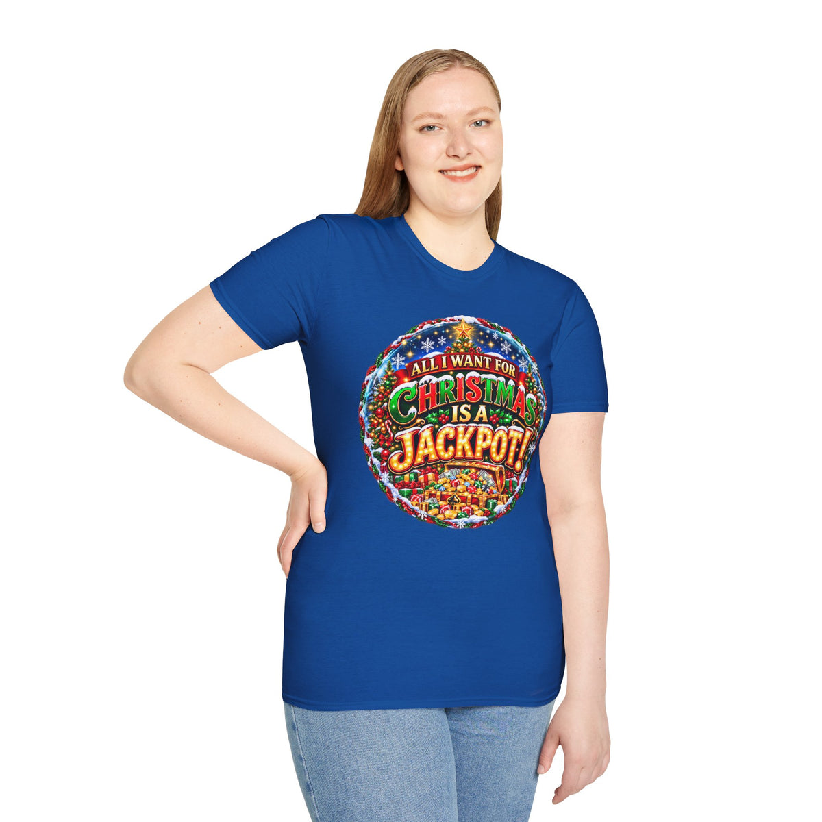 ALL I WANT FOR CHRISTMAS IS A JACKPOT!  T-Shirt