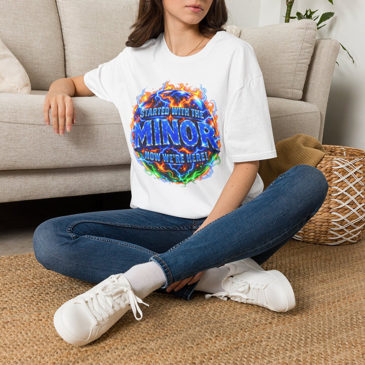 STARTED WITH THE MINOR NOW WE'RE HERE! - T-Shirt