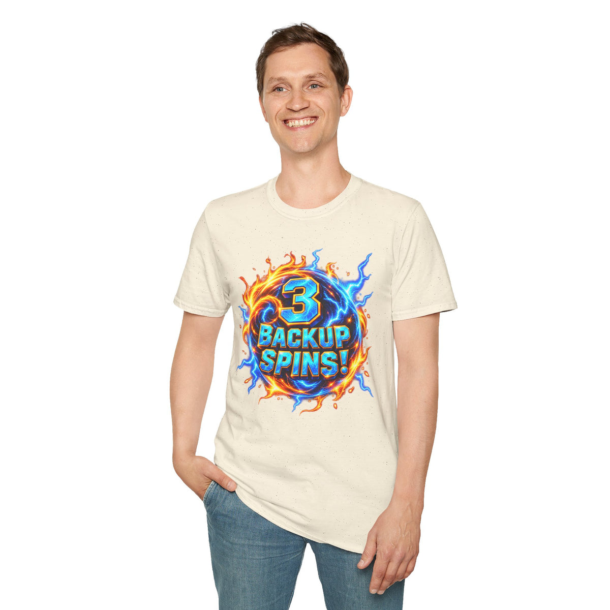 3 BACKUP SPINS! -  T-Shirt