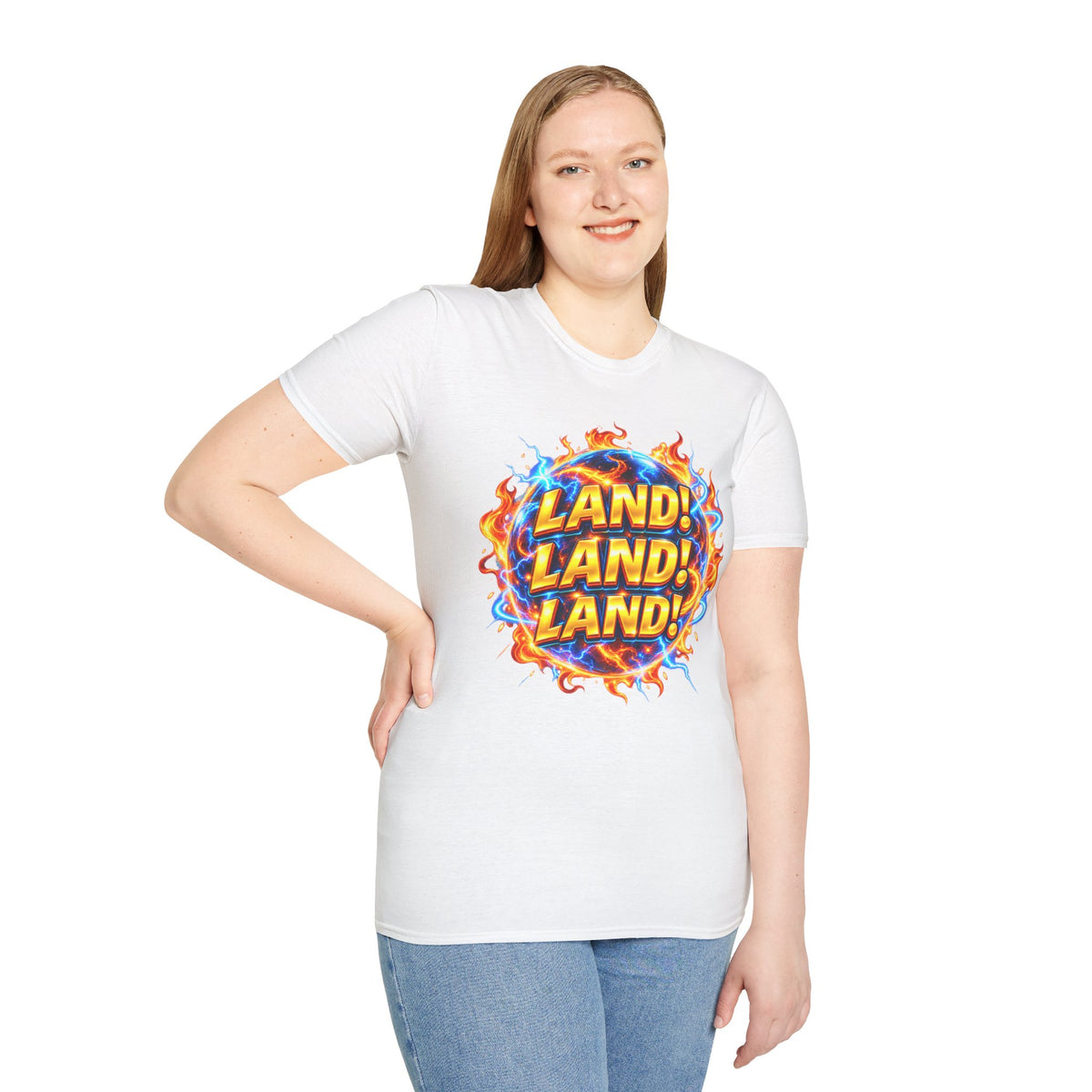 LAND! LAND! LAND! -  T-Shirt