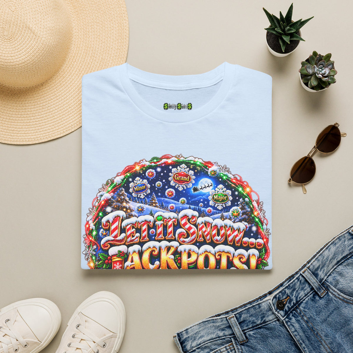 LET IT SNOW...JACKPOTS!   T-Shirt