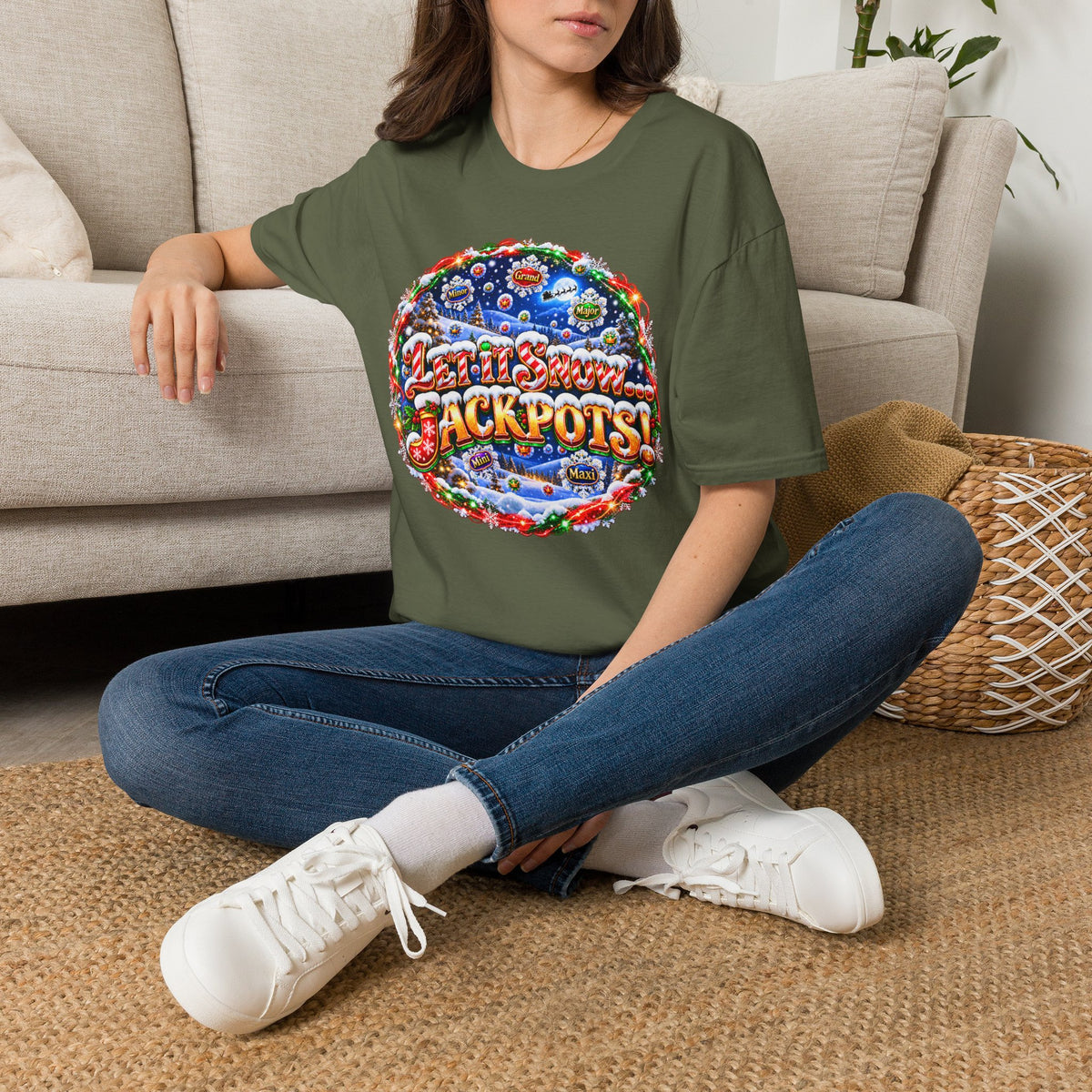 LET IT SNOW...JACKPOTS!   T-Shirt