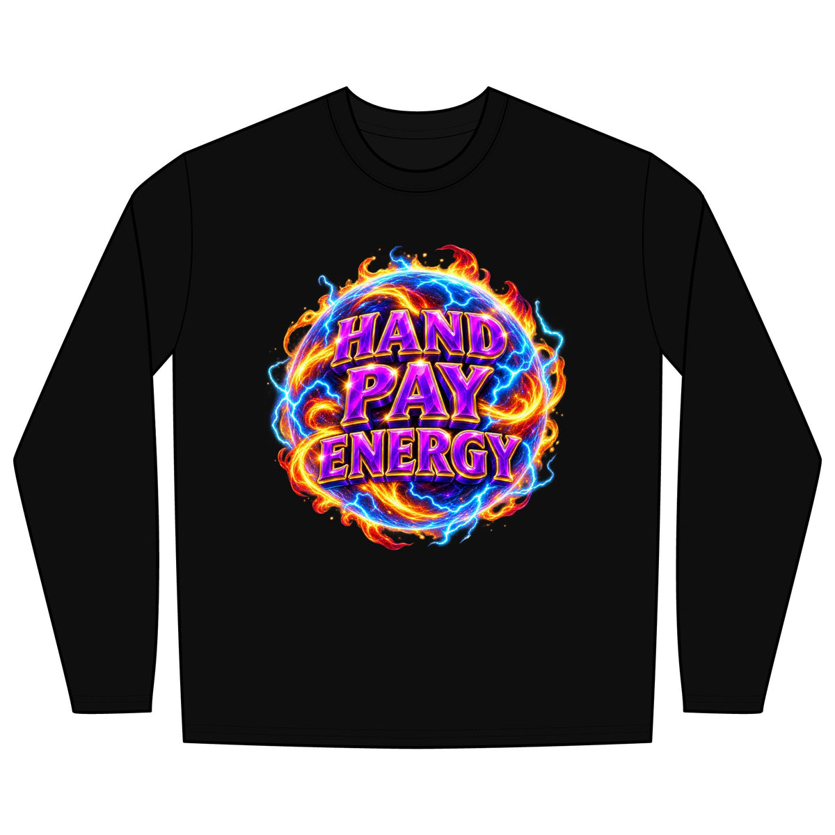 HAND PAY ENERGY - Long Sleeve T-Shirt