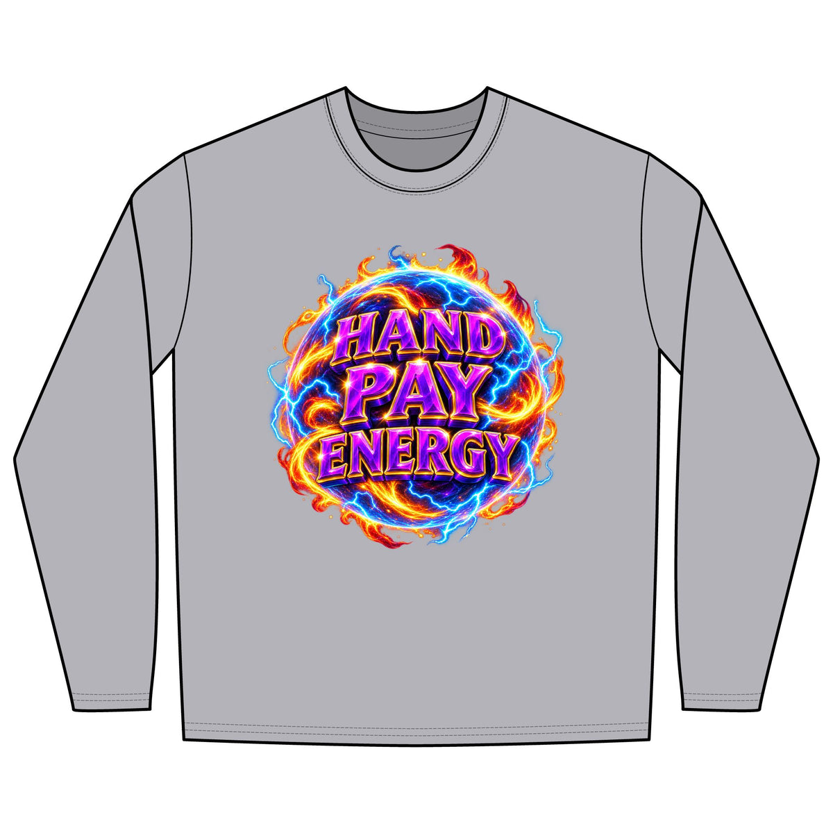 HAND PAY ENERGY - Long Sleeve T-Shirt