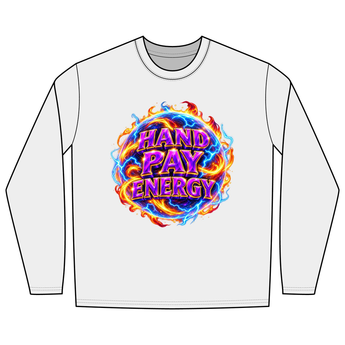 HAND PAY ENERGY - Long Sleeve T-Shirt