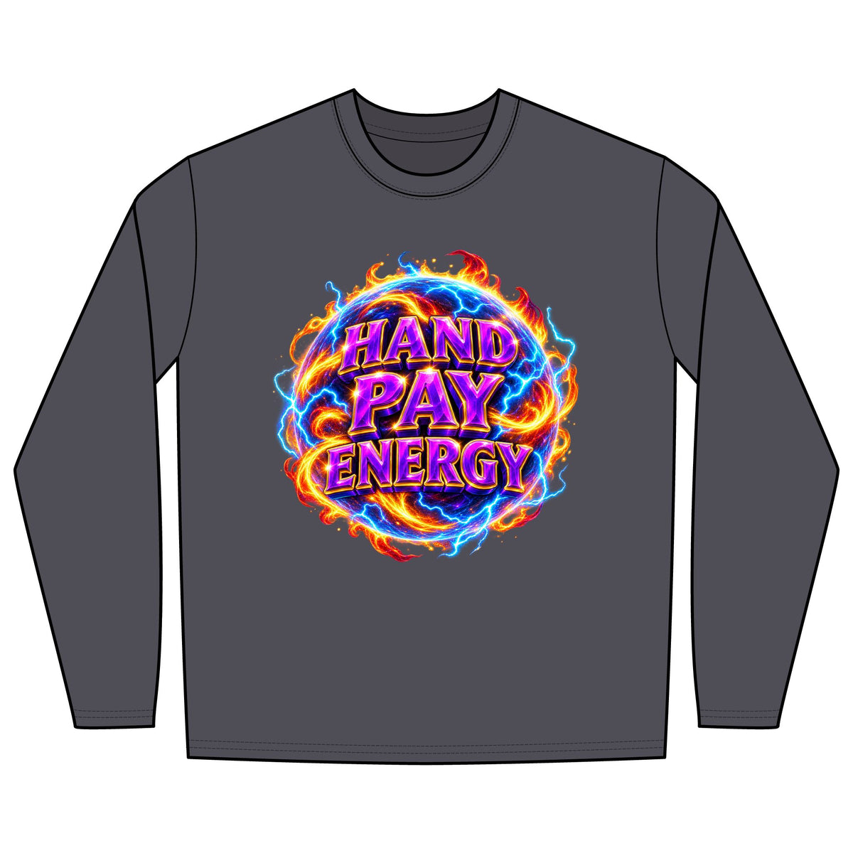 HAND PAY ENERGY - Long Sleeve T-Shirt
