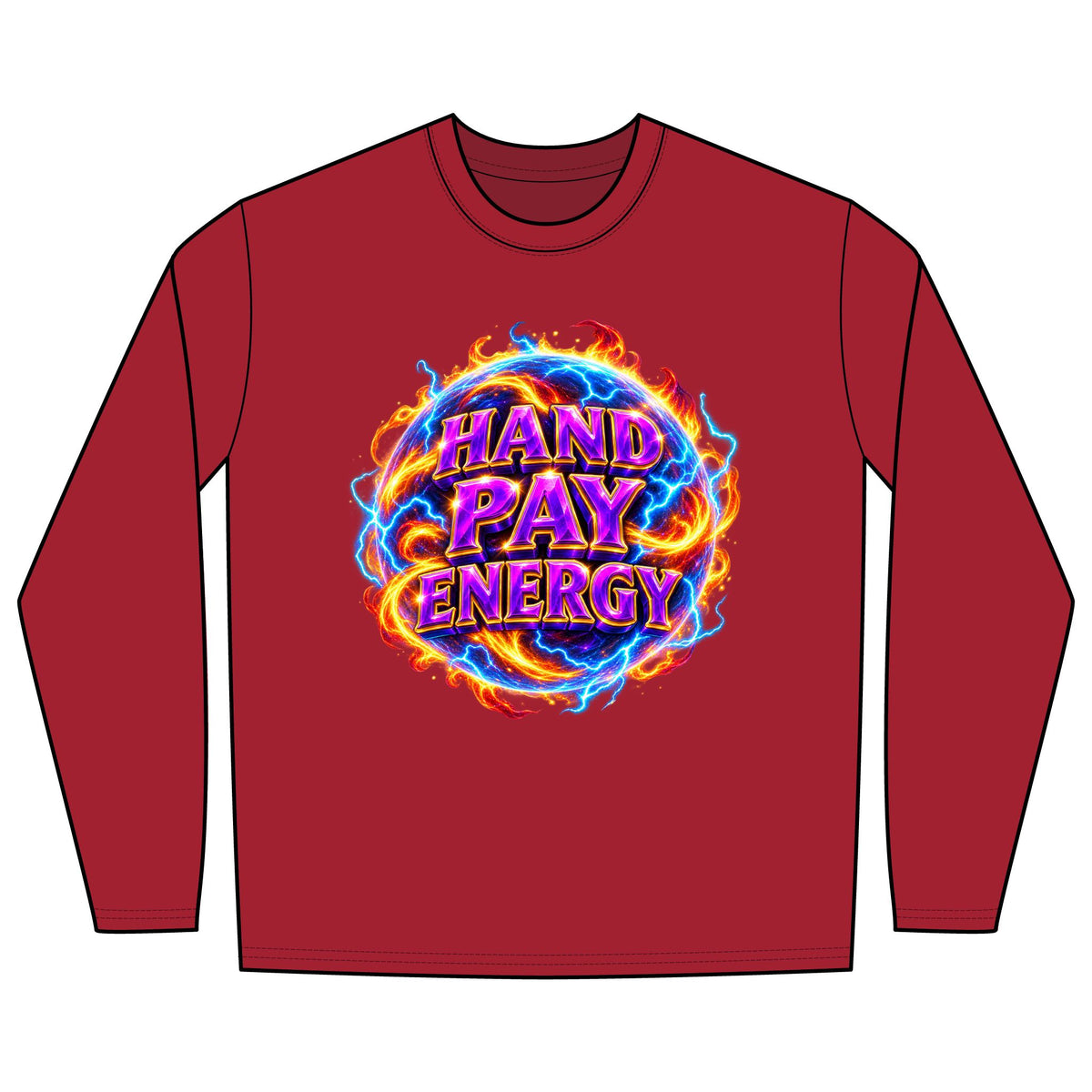 HAND PAY ENERGY - Long Sleeve T-Shirt