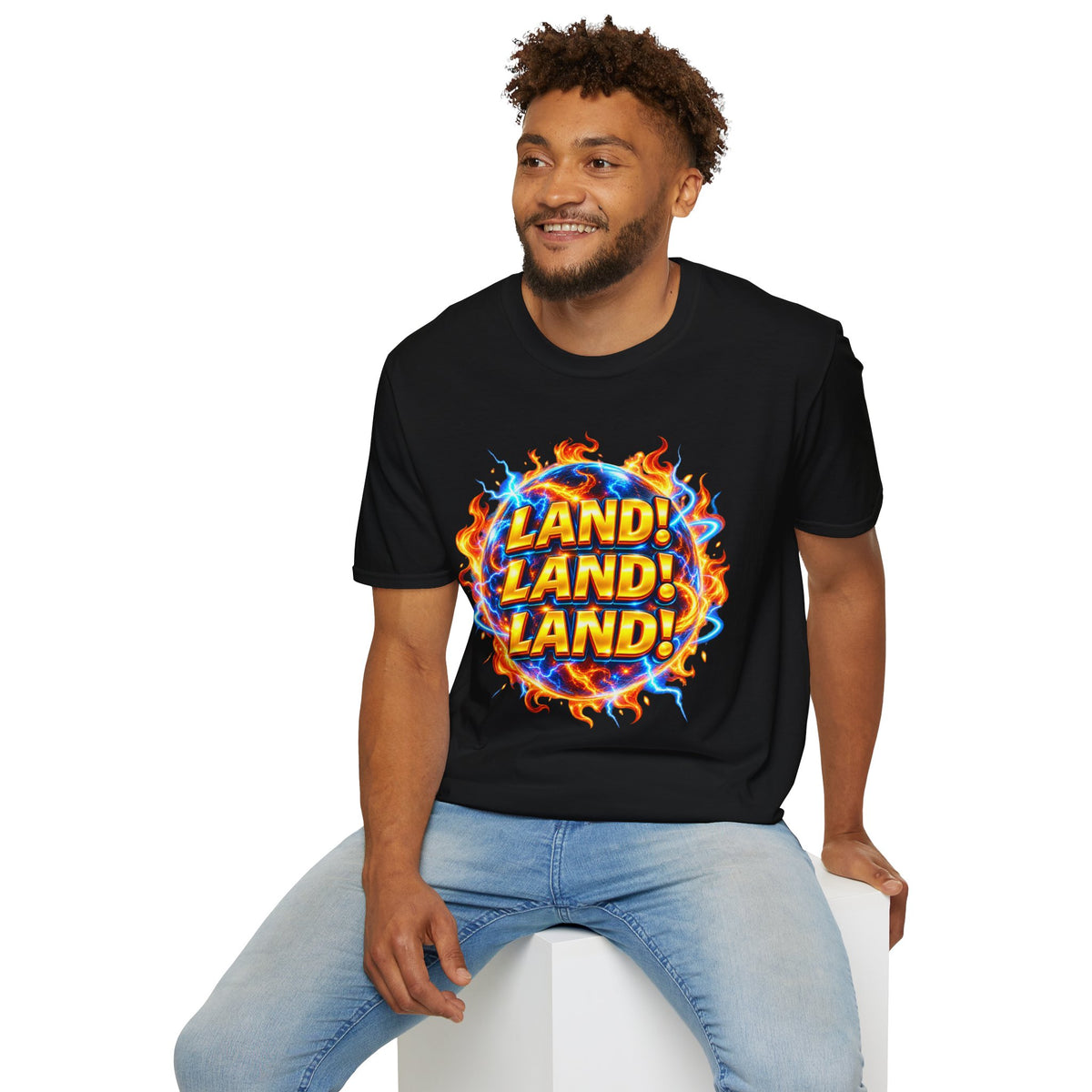 LAND! LAND! LAND! -  T-Shirt